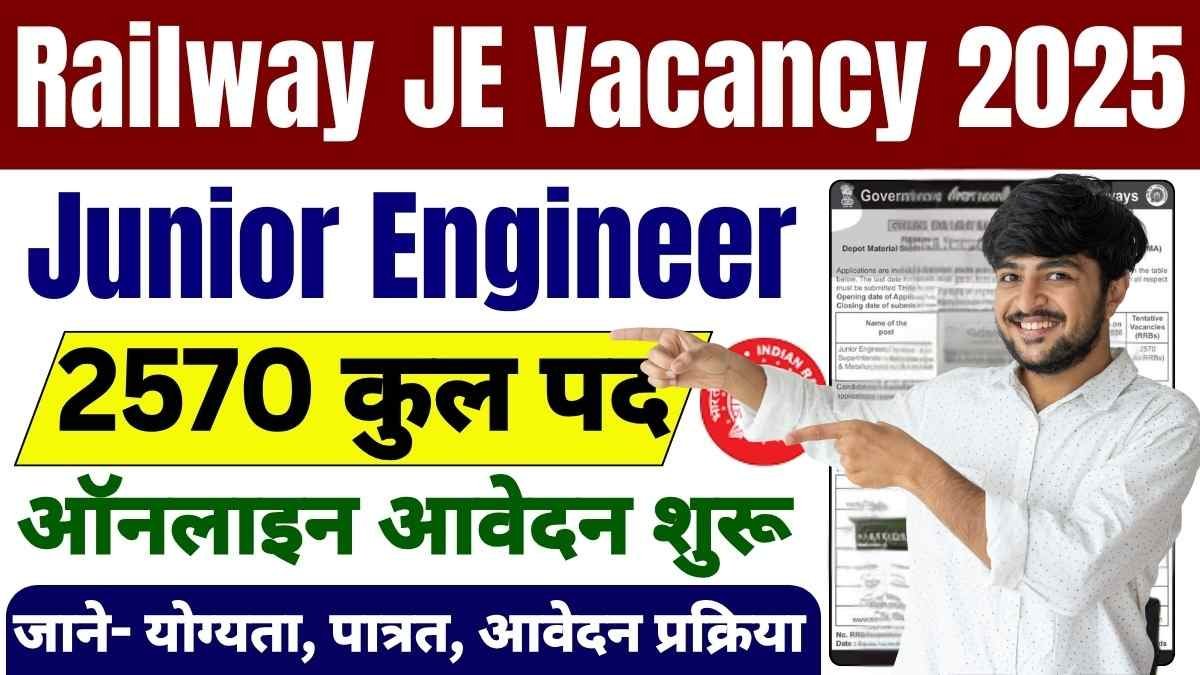RRB JE Notification 2025